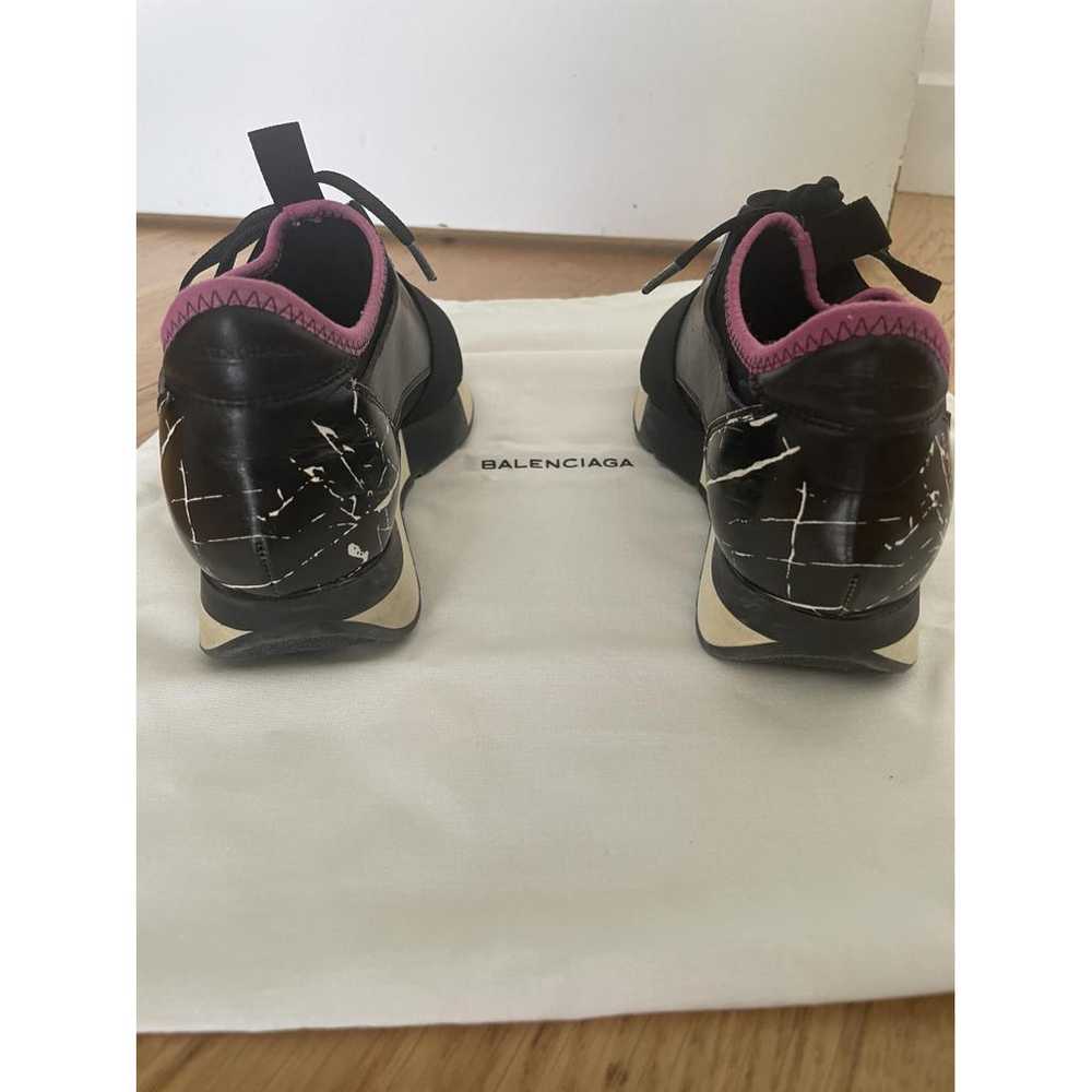 Balenciaga Race leather trainers - image 3