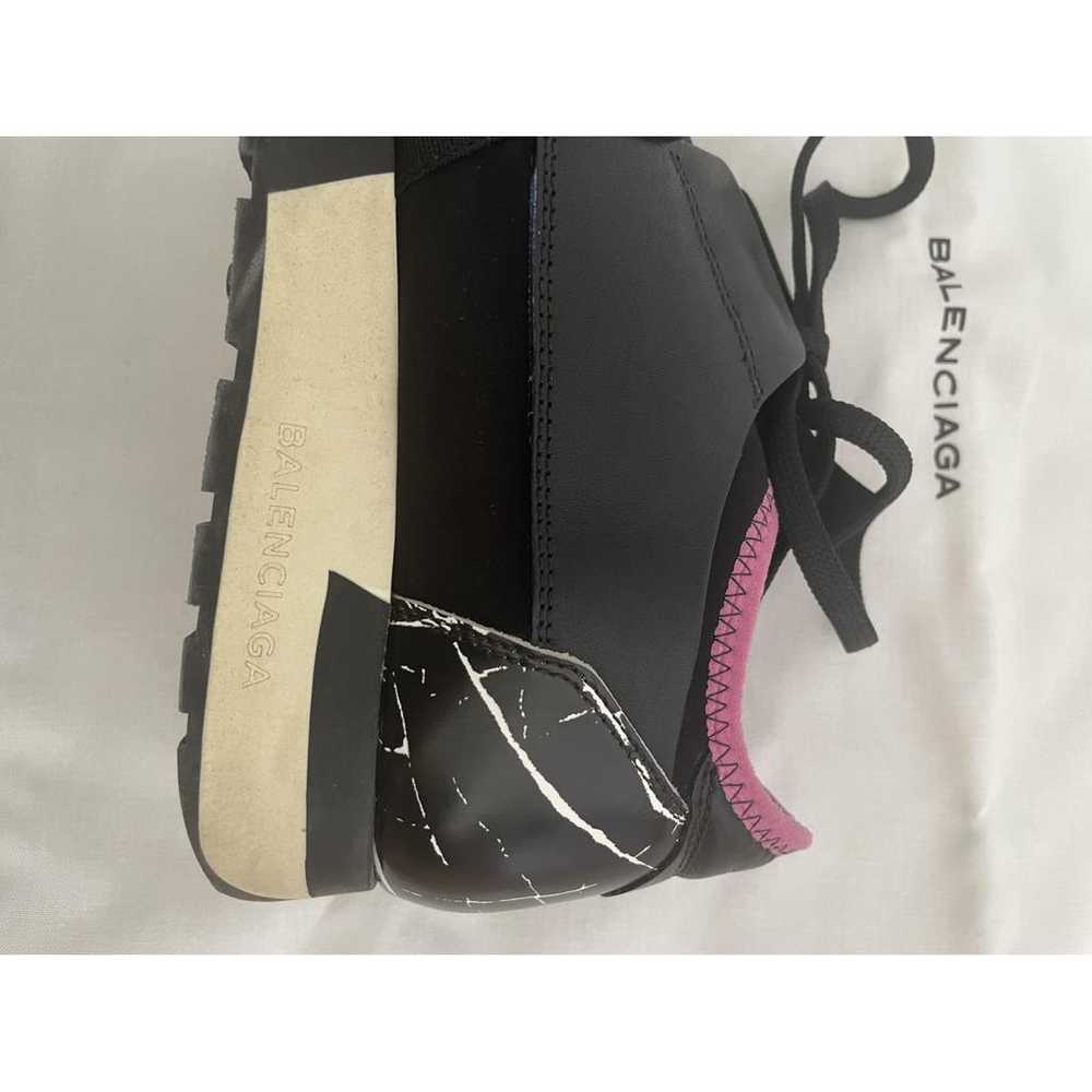 Balenciaga Race leather trainers - image 4