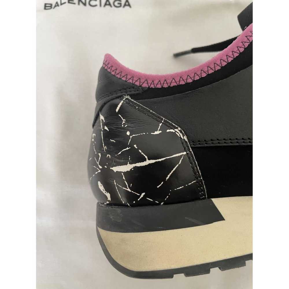 Balenciaga Race leather trainers - image 9