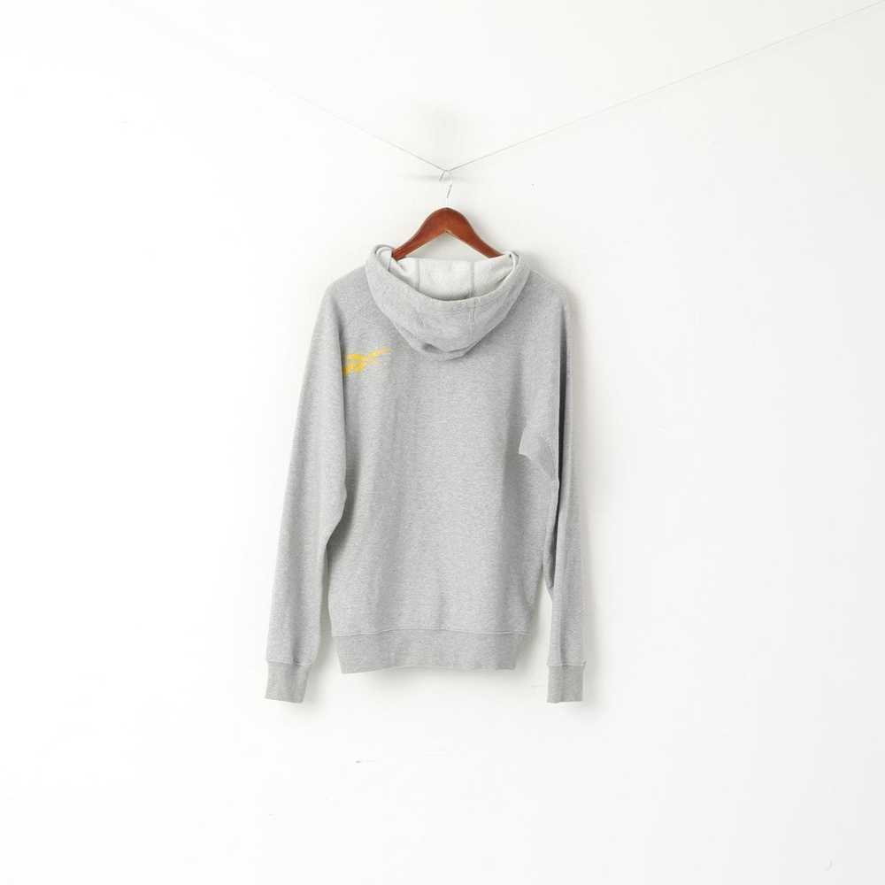 Reebok × Vintage Reebok Men M Sweatshirt Grey Cot… - image 6