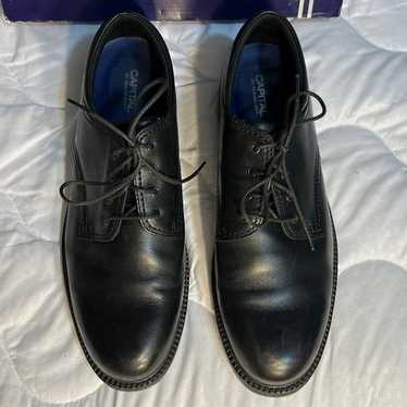 Rockport Capital By Rockport Black Leather Shoes … - image 1