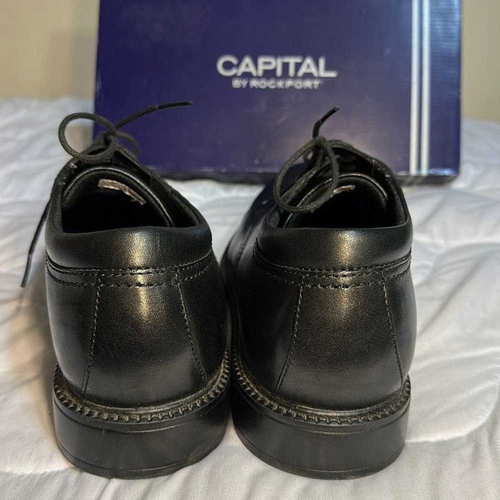 Rockport Capital By Rockport Black Leather Shoes … - image 5