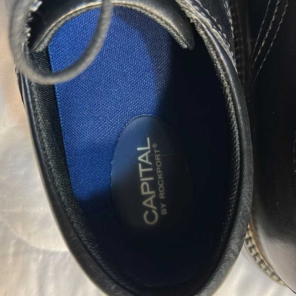 Rockport Capital By Rockport Black Leather Shoes … - image 6