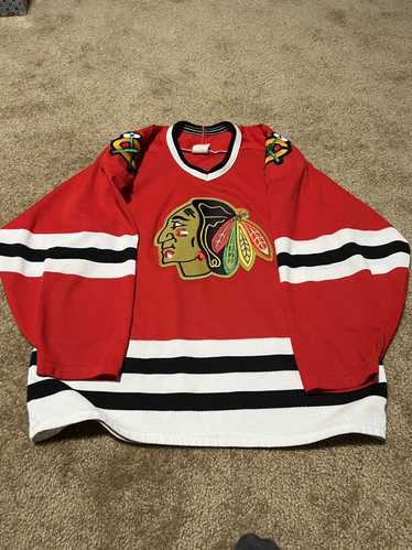 Vintage Chicago Blackhawks CCM Jersey Mens XL Red Heritage Sweater Hockey  NHL