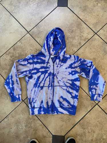 Nike Y2k 2000s nike purple tie dye hoodie jacket