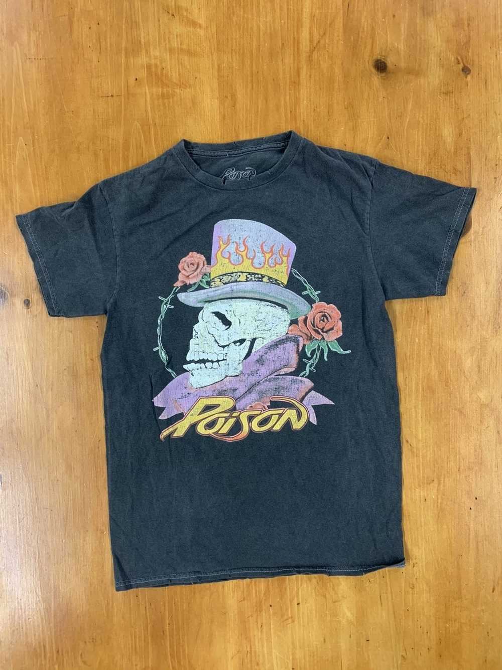 Tee × Tee Shirt × Vintage Retro Poison Skull T-Sh… - image 1