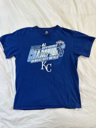 MLB Branded Blue Kansas City Royals Graphic Tie Dye T-Shirt Adult Size 2XL