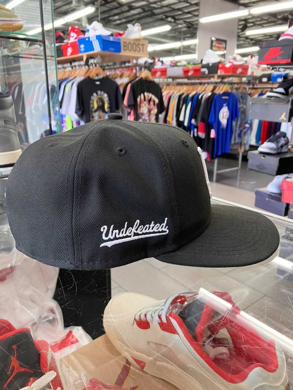 Undefeated Academy Hat Mens Black Snapback Thick Stitch UA Logo Baseball Cap