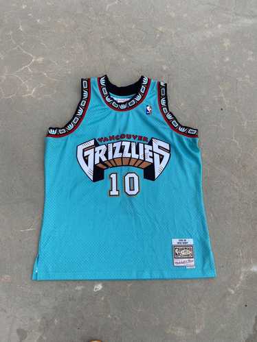 VINTAGE CHAMPION VANCOUVER GRIZZLIES BRYANT REEVES SIGNED JERSEY MEN SIZE 48