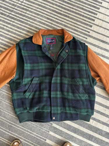 Gant Gant “The Plaid Flyer” wool blend bomber. XL.