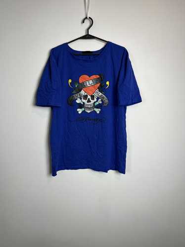 Ed Hardy Tshirt Ed Hardy big logo blue