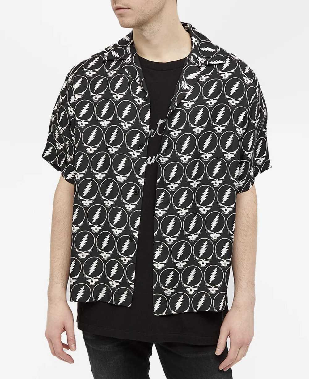 Amiri Amiri Grateful Dead Skull Silk Shirt - image 7