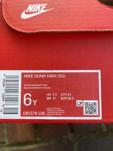 Nike Nike dunk, high university, red