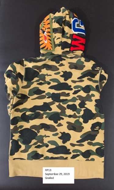 Bape Bape 1st Camo Windstopper Shark Full Zip Hood