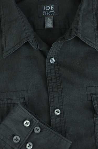 Joseph Abboud JOE Men's Charcoal End On End Cotto… - image 1