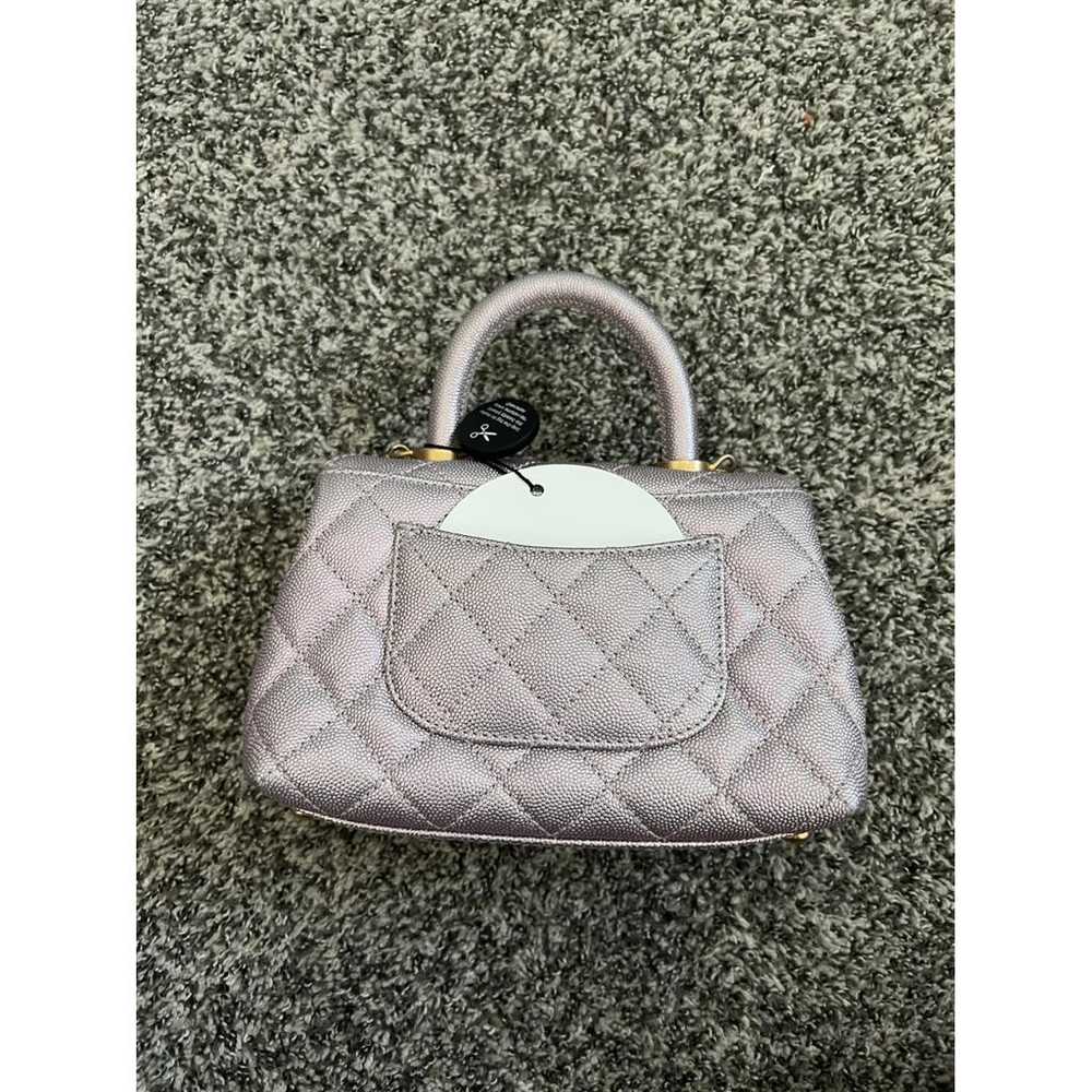 Chanel Coco Handle leather handbag - image 2