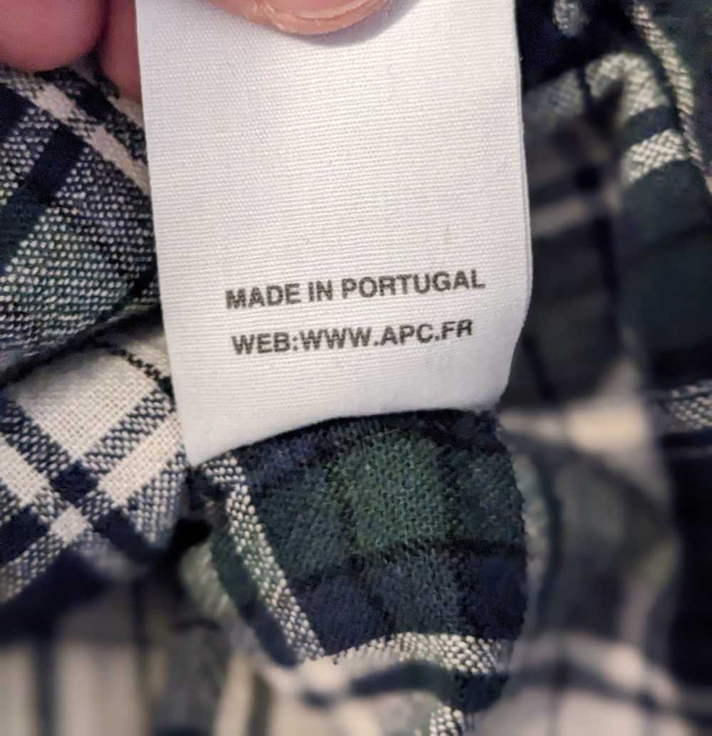 A.P.C. A.P.C. Flannel Ramie/Linen/Cotton Blend Ma… - image 7