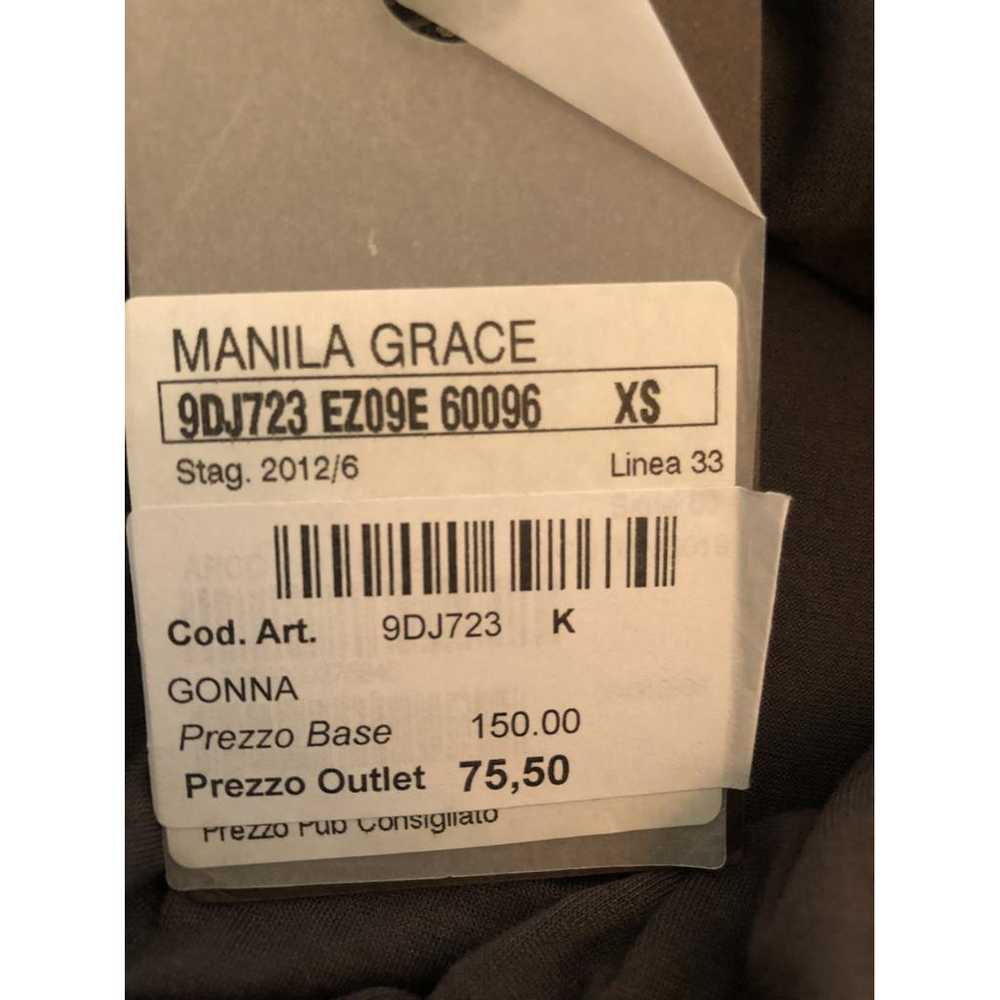 Manila Grace Silk mini skirt - image 9