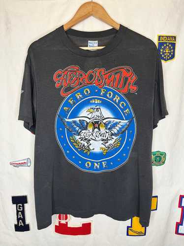 Vintage Aerosmith Aero Force One Band Tour T-shir… - image 1