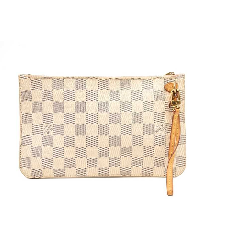 Louis Vuitton Damier Azur Neverfull MM GM Pochett… - image 2