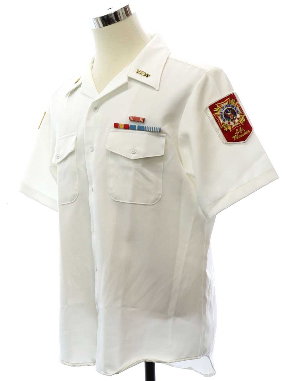 1990's USNavy Mens Navy Military Shirt - image 1