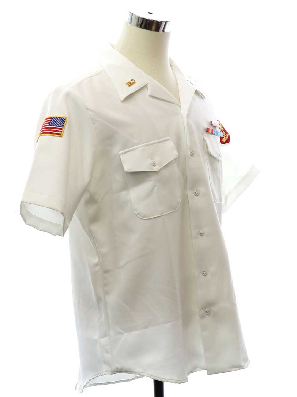 1990's USNavy Mens Navy Military Shirt - image 3