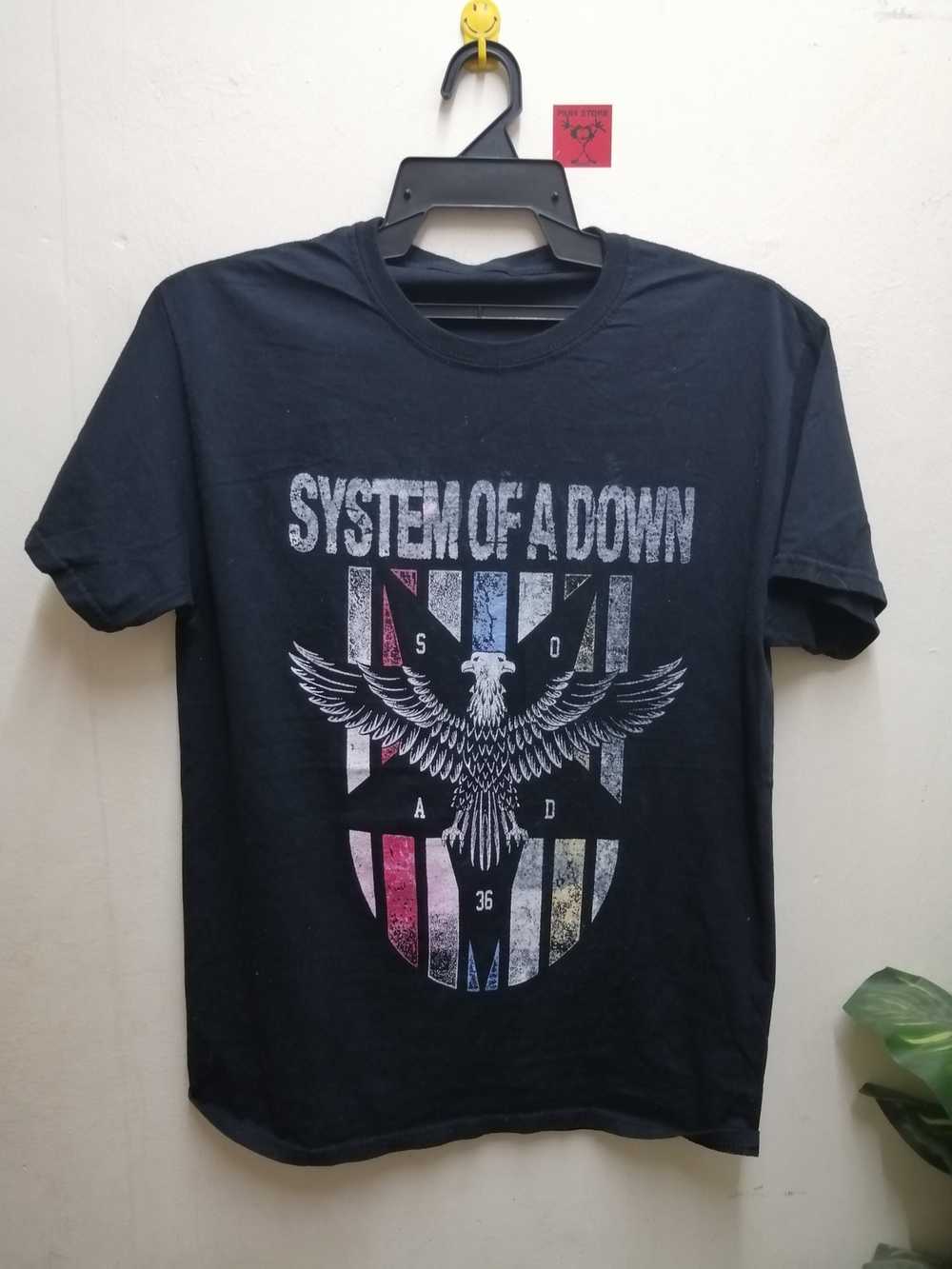 Rock Band × Rock T Shirt × Vintage System of a Do… - image 2