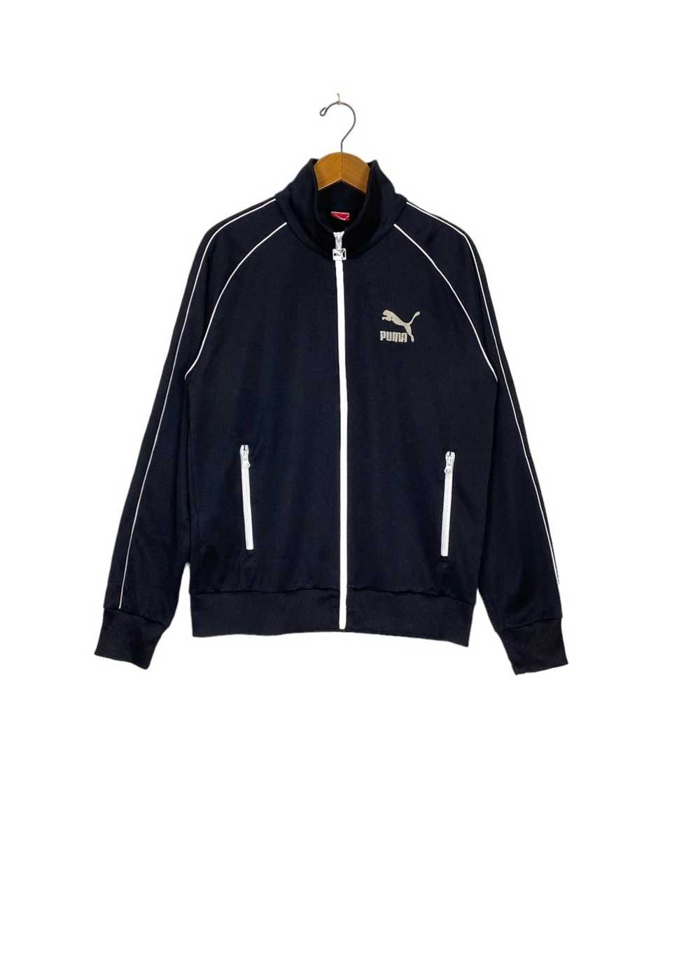 Puma Rare‼️ Puma Track Top Full Zipper Small Logo - image 1