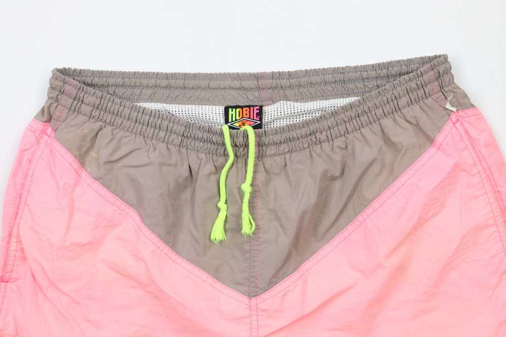 Vintage Vintage 90s Hobie Spell Out Lined Shorts … - image 2