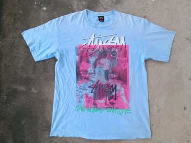 Streetwear × Stussy × Vintage vintage t shirt stu… - image 1