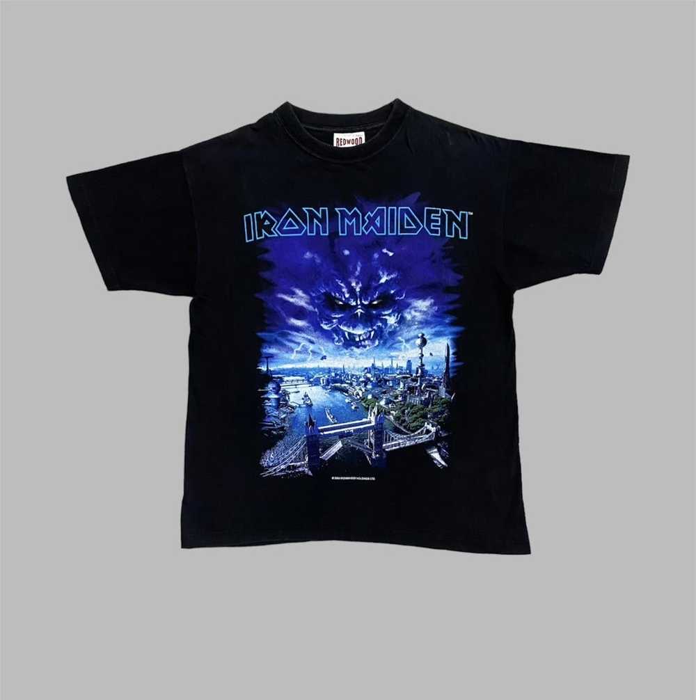 Band Tees × Vintage Vintage Iron Maiden Brave New… - image 2