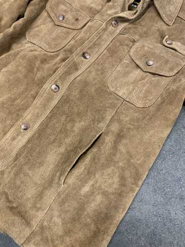 Leather Jacket × Vintage Vintage 1970s Suede Leat… - image 1
