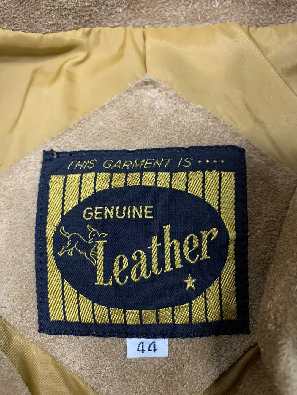 Leather Jacket × Vintage Vintage 1970s Suede Leat… - image 3
