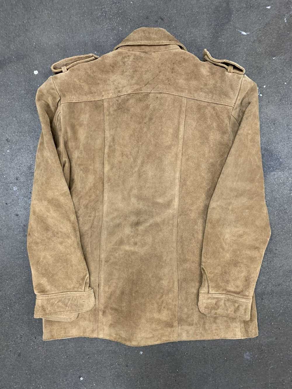 Leather Jacket × Vintage Vintage 1970s Suede Leat… - image 5