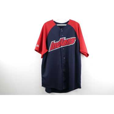 Authentic Majestic 46 XL CLEVELAND INDIANS FRANCISCO LINDOR Jersey