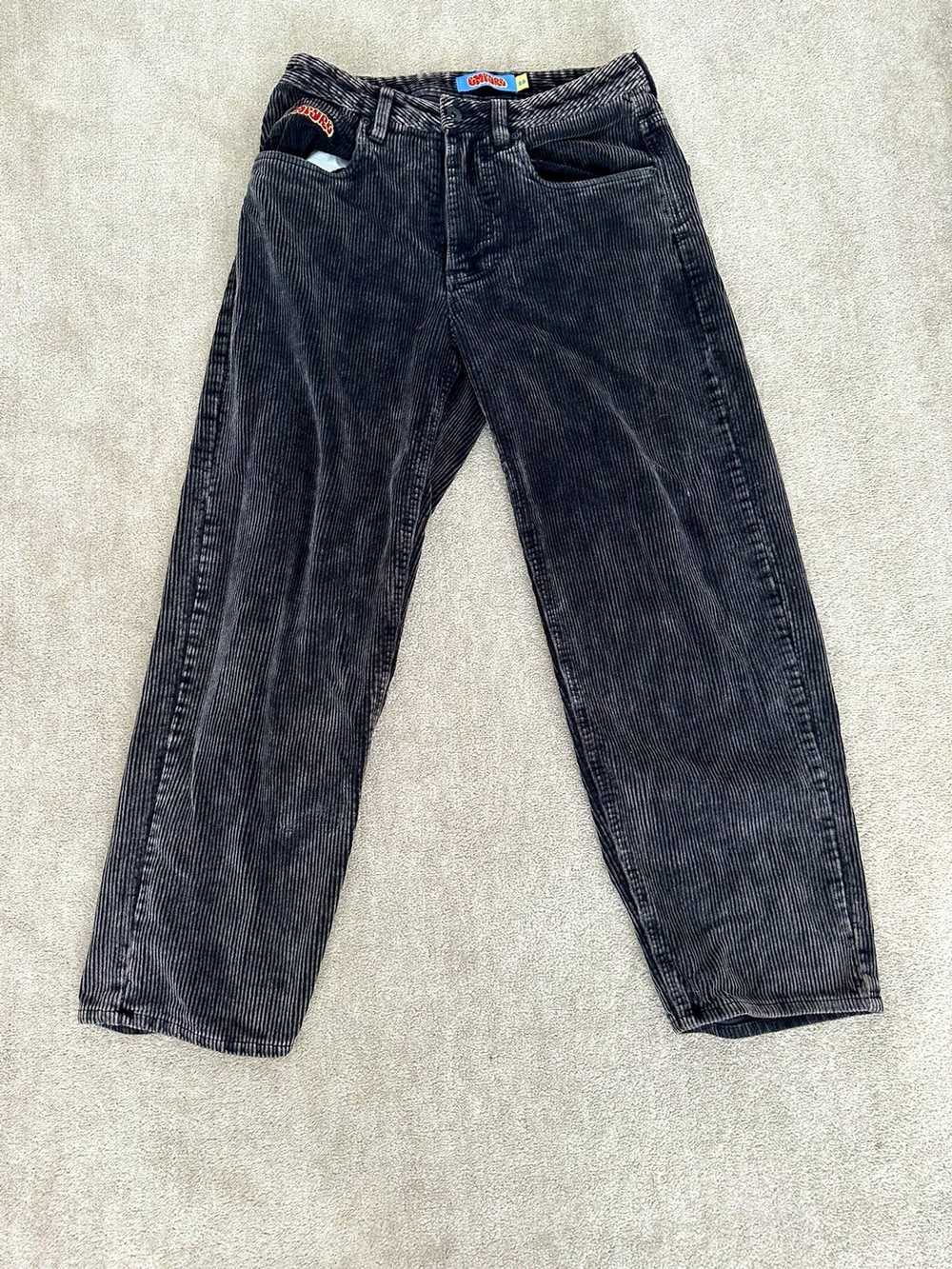Empyre × Zumiez Washed black Corduroy pants - image 1