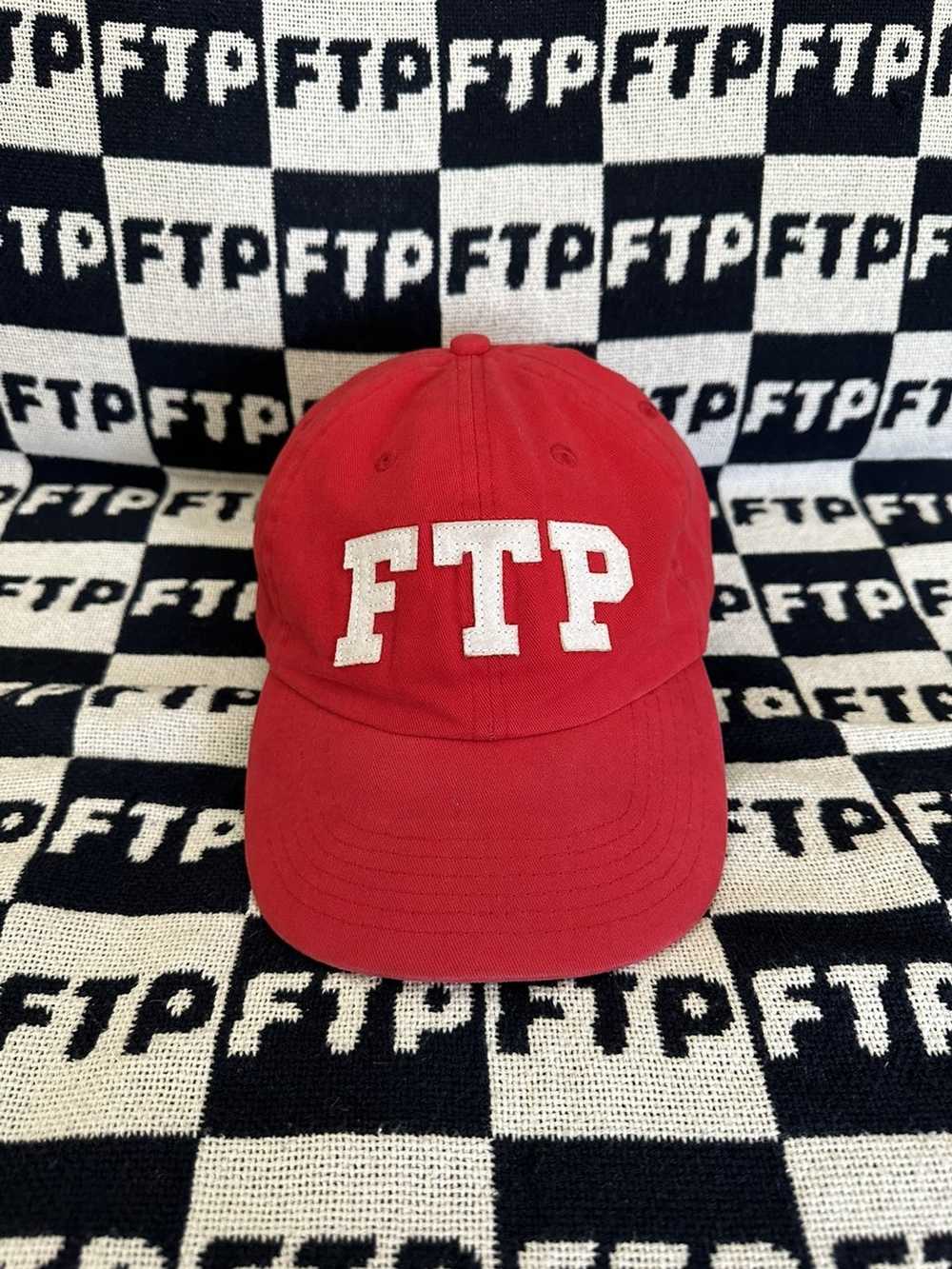 Fuck The Population FTP RED ARCH HAT - image 1