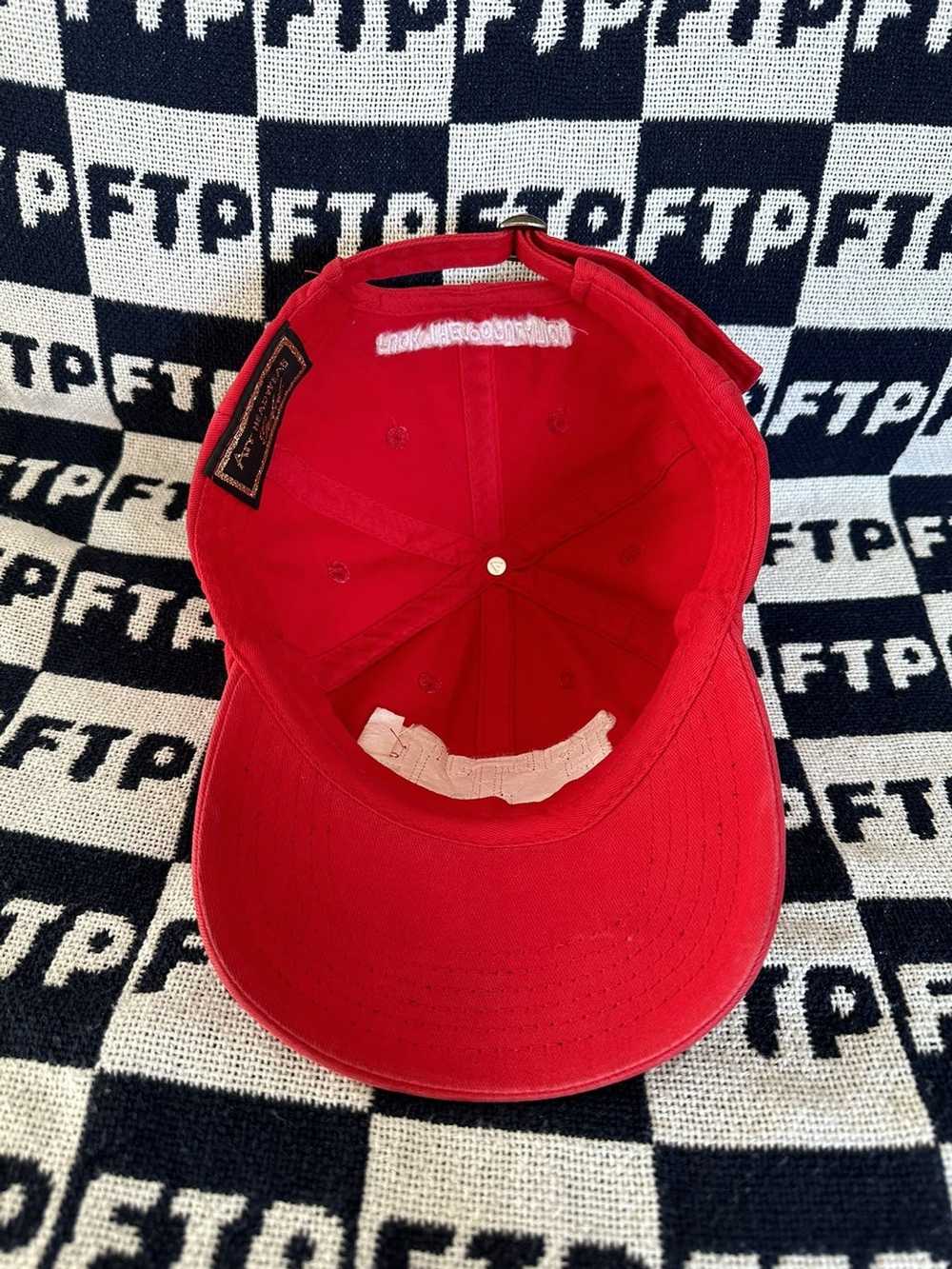 Fuck The Population FTP RED ARCH HAT - image 3