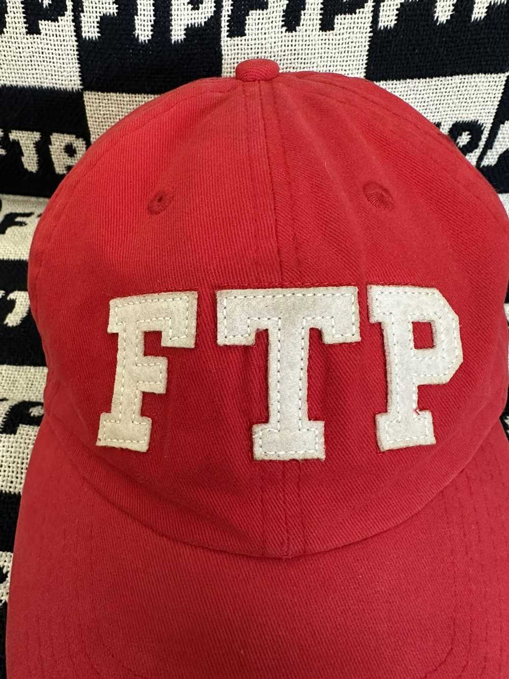 Fuck The Population FTP RED ARCH HAT - image 4