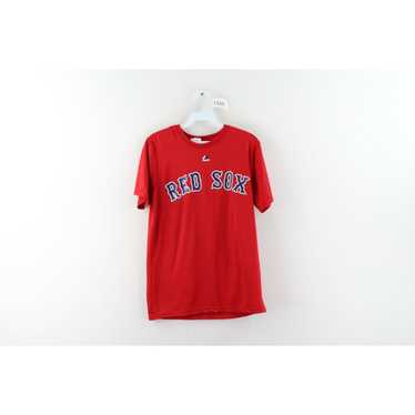 Boston Red Sox Dustin Pedroia T Shirt Mens Medium Blue