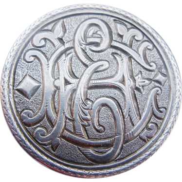 Mexican 1875 Love Token, 8 Reales Silver Coin, Mo… - image 1