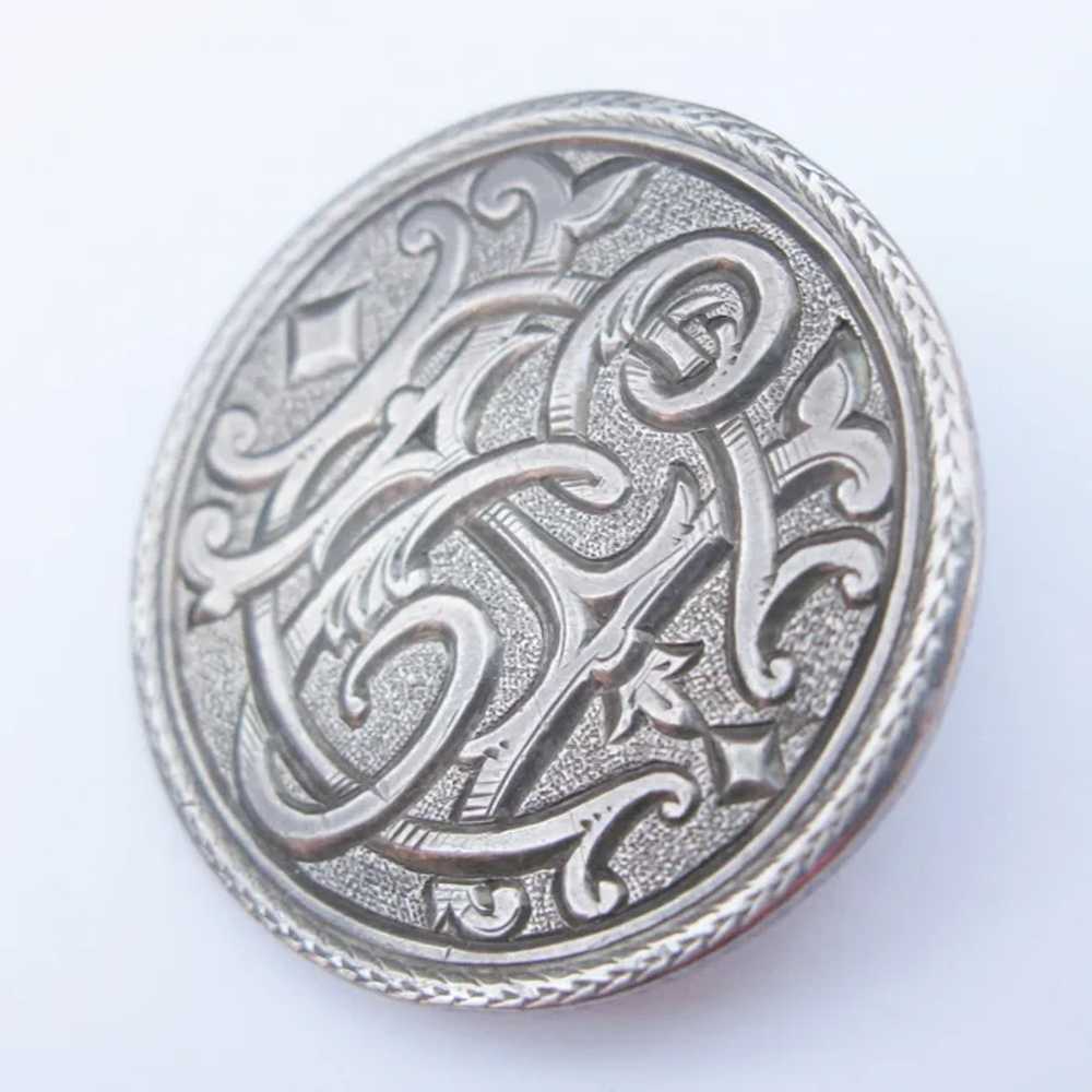 Mexican 1875 Love Token, 8 Reales Silver Coin, Mo… - image 3