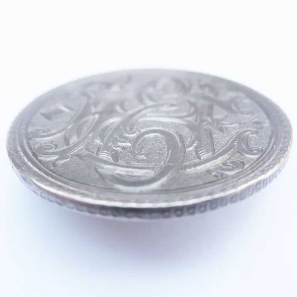 Mexican 1875 Love Token, 8 Reales Silver Coin, Mo… - image 4