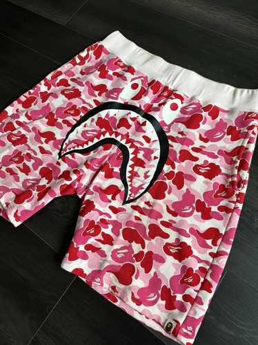 Buy Camouflage Casual Red Bape Shark Shorts