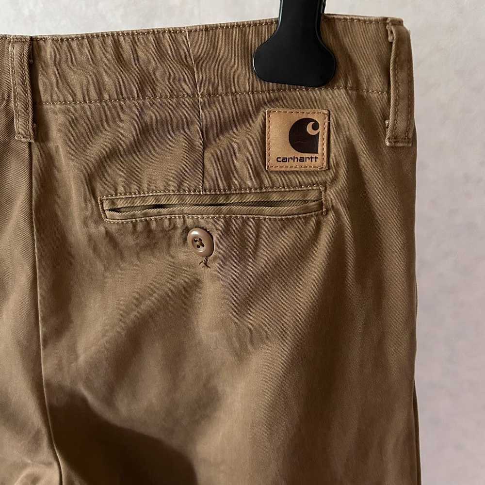 Carhartt Carhartt Men’s Chino Pants Brown Size:33… - image 3