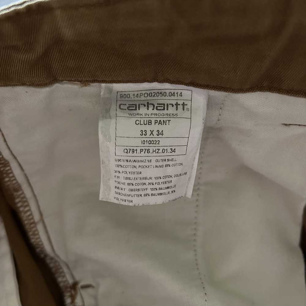 Carhartt Carhartt Men’s Chino Pants Brown Size:33… - image 5