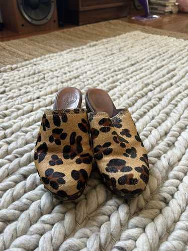 Penelope Chilvers Clogs - leopard print