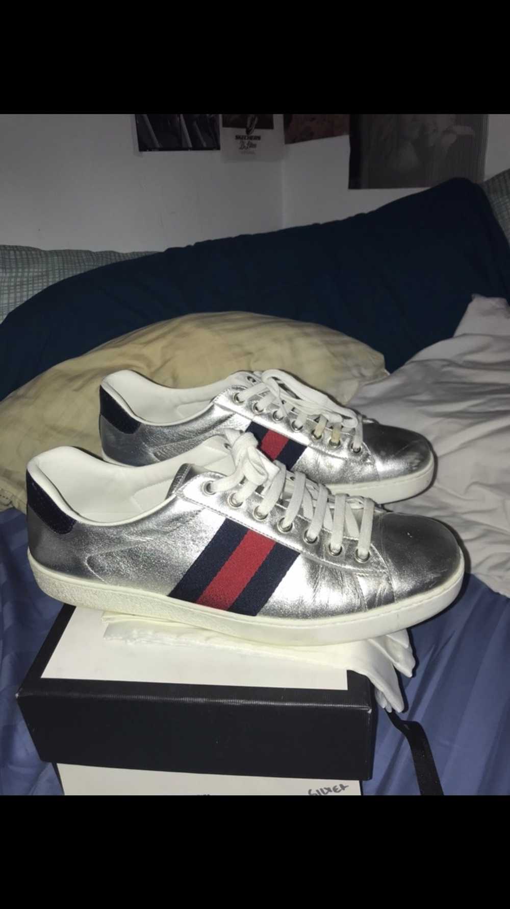 Gucci gucci ace silver - image 1