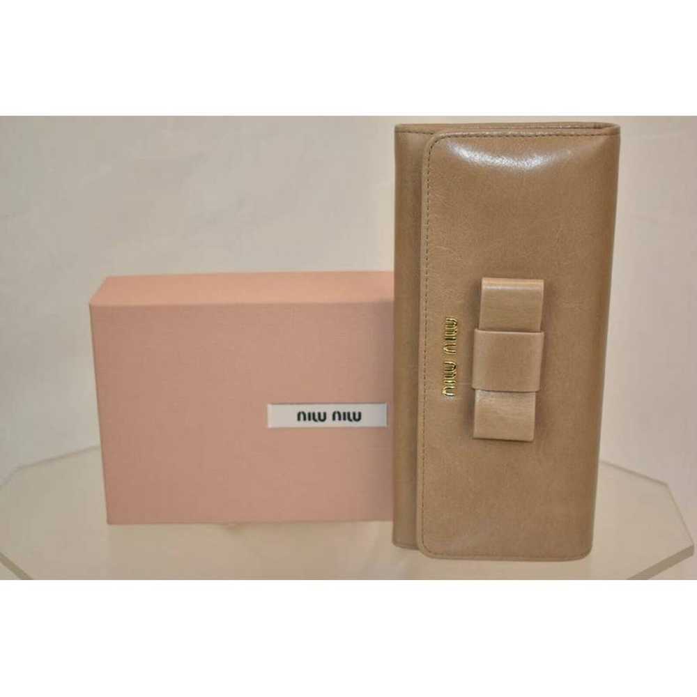 Miu Miu Leather wallet - image 5