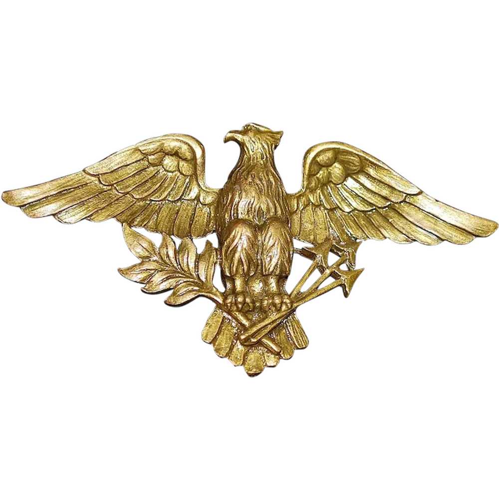 Coro Bicentennial Eagle Brooch - 1976 - image 1
